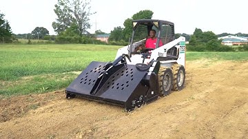 66" Hydraulic Skid Steer Landscape Rake | Titan Attachments