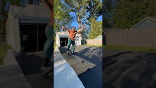 No-comply tailslide keen transition ledge 2.0 #skateboarding #quarterpipe #nocomply #skate #slide