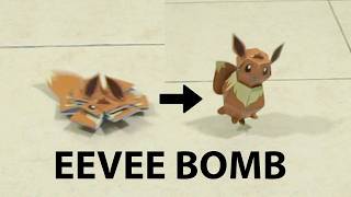 How to Make a Pop-Up Pokémon Eevee Bomb - Action Papercraft Tutorial