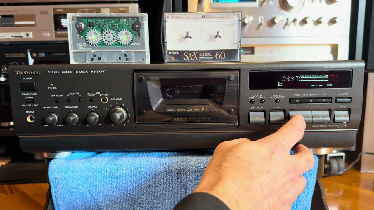Technics rs bx 747 test - YouTube
