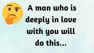 15 Things Men Do Only With The Woman They Love... | Psychology of Human Behavior