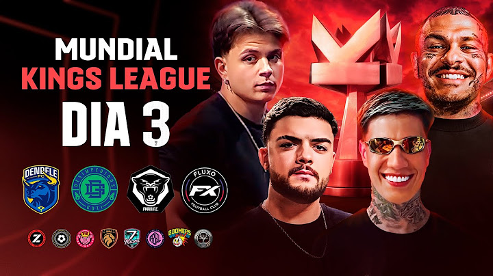 🔴 AO VIVO: COPA DO MUNDO DE CLUBES DA KINGS LEAGUE - DIA 3