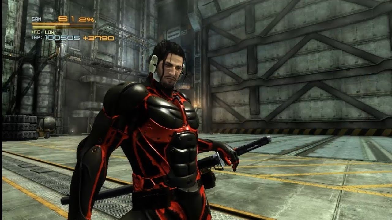 MGR Cyborg Ninja at Metal Gear Solid V: The Phantom Pain 
