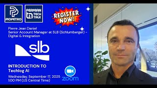 Permian Tech Talk - SLB - Techlog AI by Pierre Jean Daniel