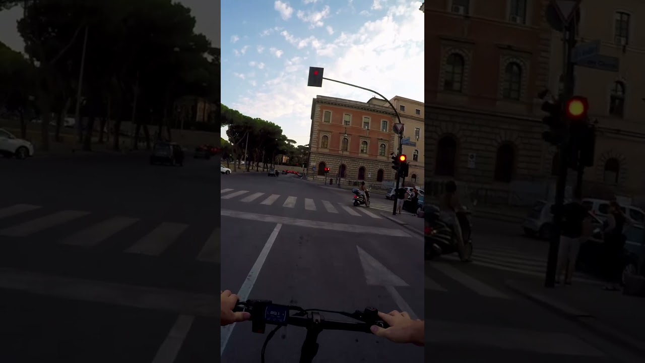 Rome City Ride: ADO Air 20 Pro GoPro POV
