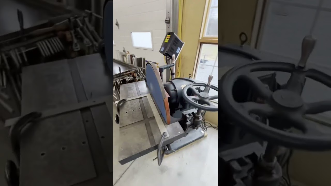 30” disc sander … does it pass the Nickel Test?