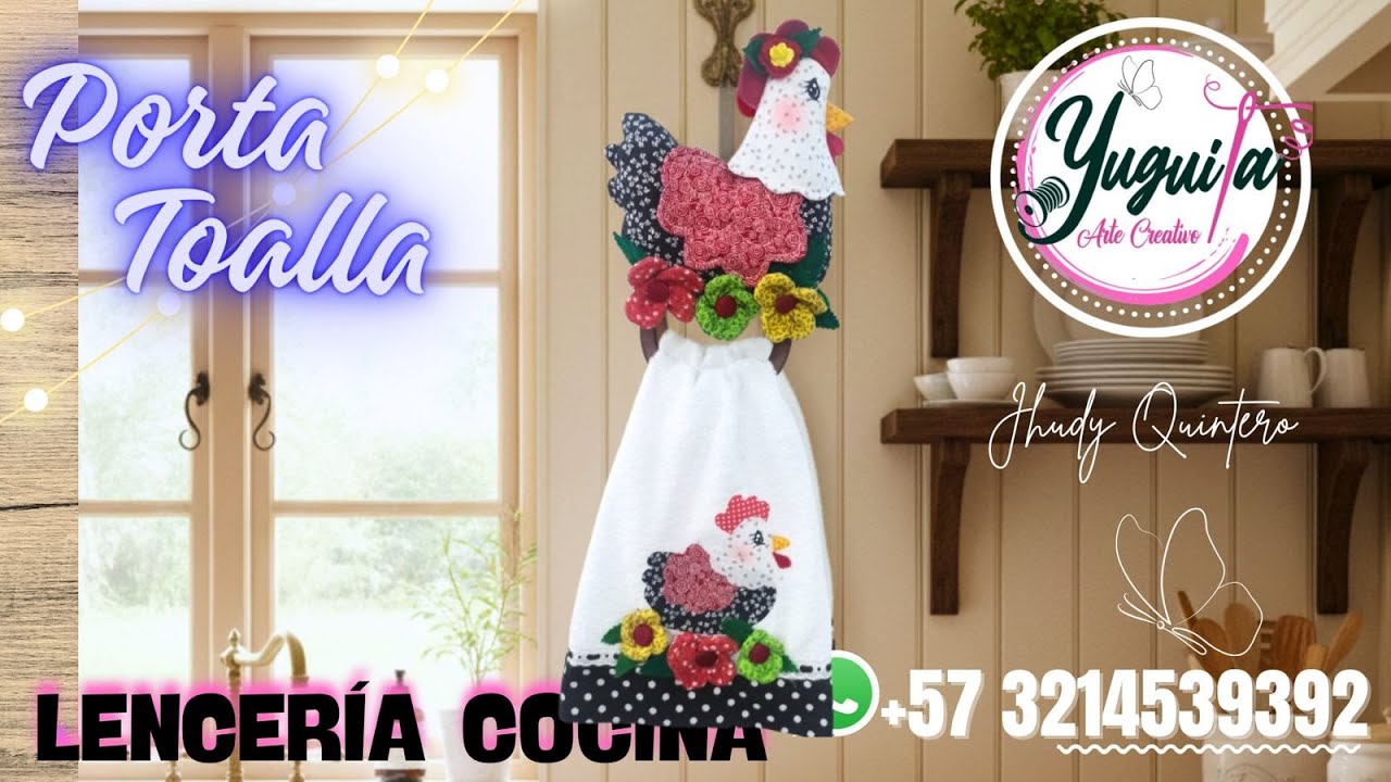 Porta Toalla 5 -Lenceria de Cocina