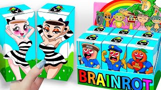 ❤️PAPER DIY❤️ Unboxing ALL ITALIAN BRAINROT MYSTERY BOX I Ballerina vs Tung Tung Tung Sahur