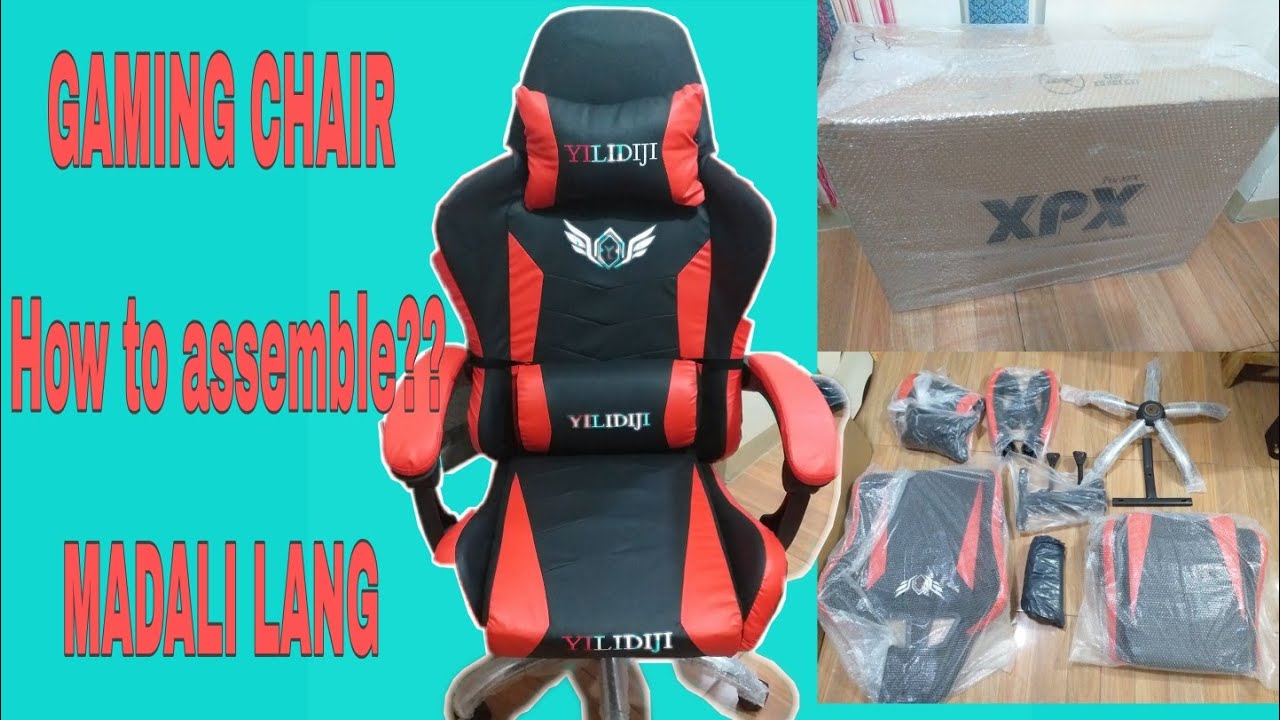 Unboxing+Assembly Gaming Chair YouTube