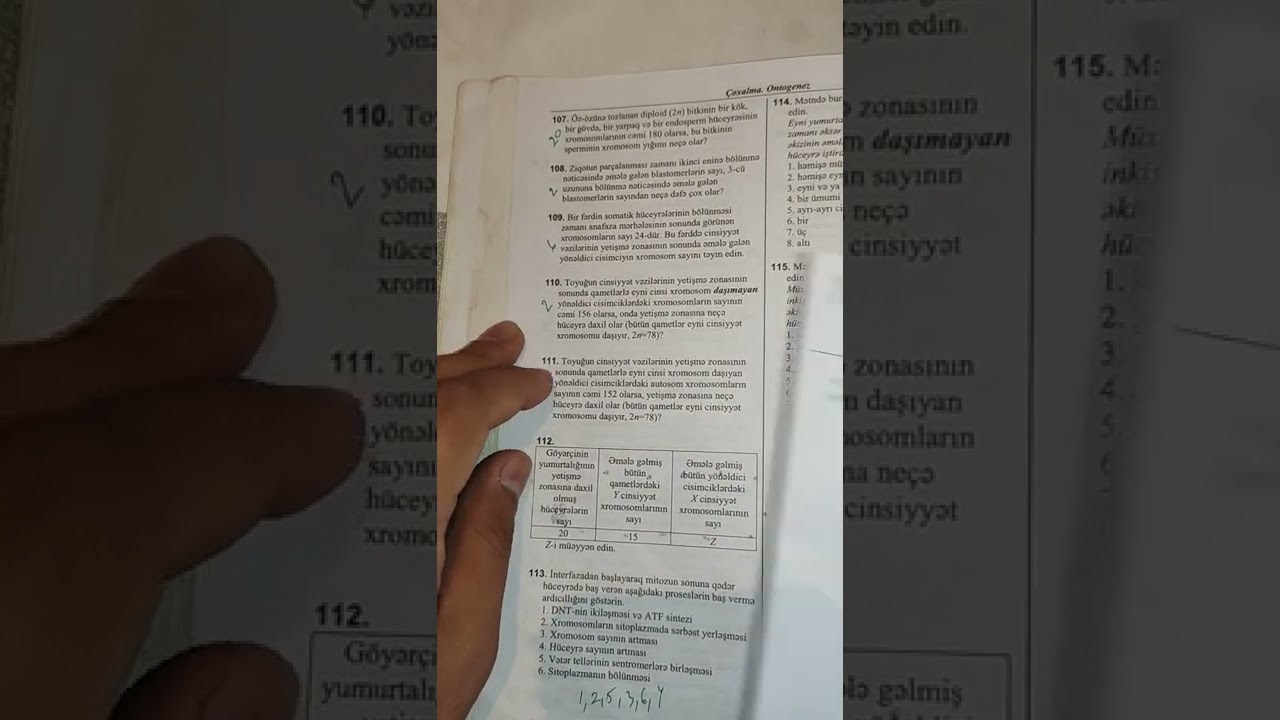 DİM. Çoxalma formaları. Ontogenez. Test həlli N - 94-115. MİQ hazırlığı Əlaqə: 055-634-73-41