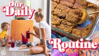 My Daily Routine as a Vegan Mom of 2: What We Eat, Homeschool, Work From Home, Keeping Balance