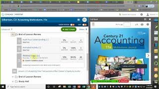 Intro to Accounting 11e Ch 2.2 Work Together