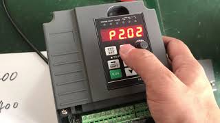 GT series vfd, changed to 400HZ.