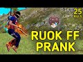 Solo vs squad  ruok ff prank suspicious gameplay using ruok ff bundle 90 headshot intel i5