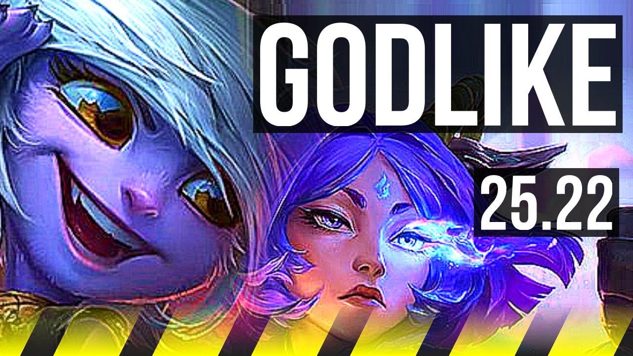 TRISTANA & Rakan vs YUNARA & Zac (ADC) | Quadra, 18/4/8, Godlike, Comeback | KR Master | 25.22