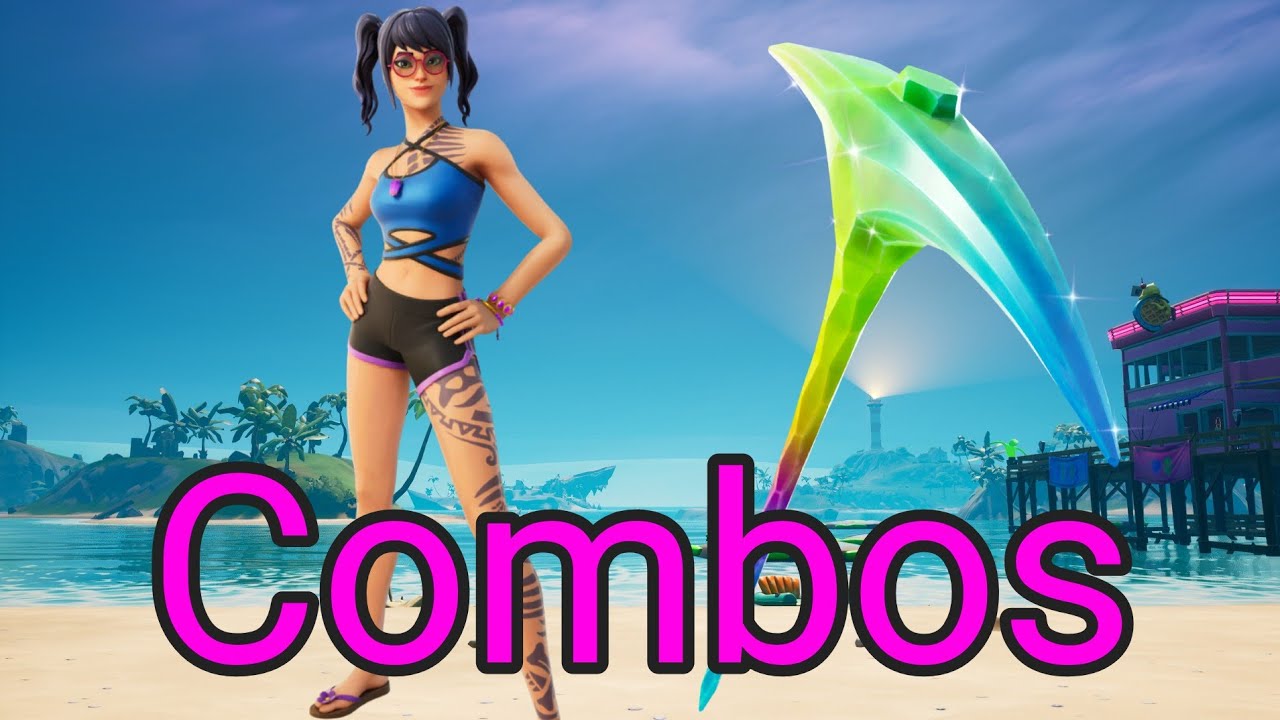 Fortnite Combos for Scuba Crystal and Rainbow Carver