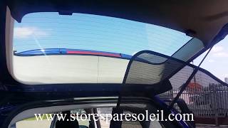 RIDEAUX PARE SOLEIL FIAT 500L (2012- ) www.storesparesoleil.com