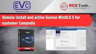 Remote install and active license WinOLS 5 for customer Cambodia | ECUTools Vietnam