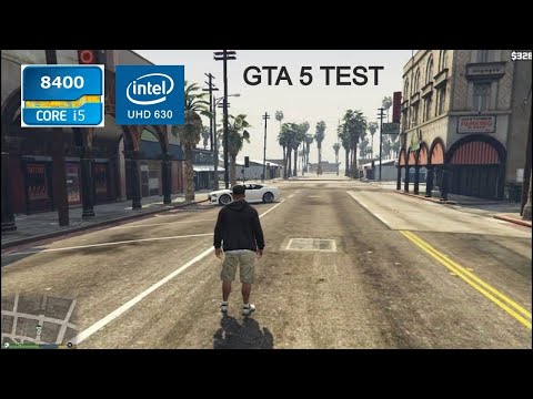 GTA 5 Benchmark Test On I5-8400 8GB Ram Without Graphics Card