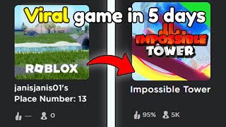 Making a Viral Roblox Game In 5 Days (no experience)