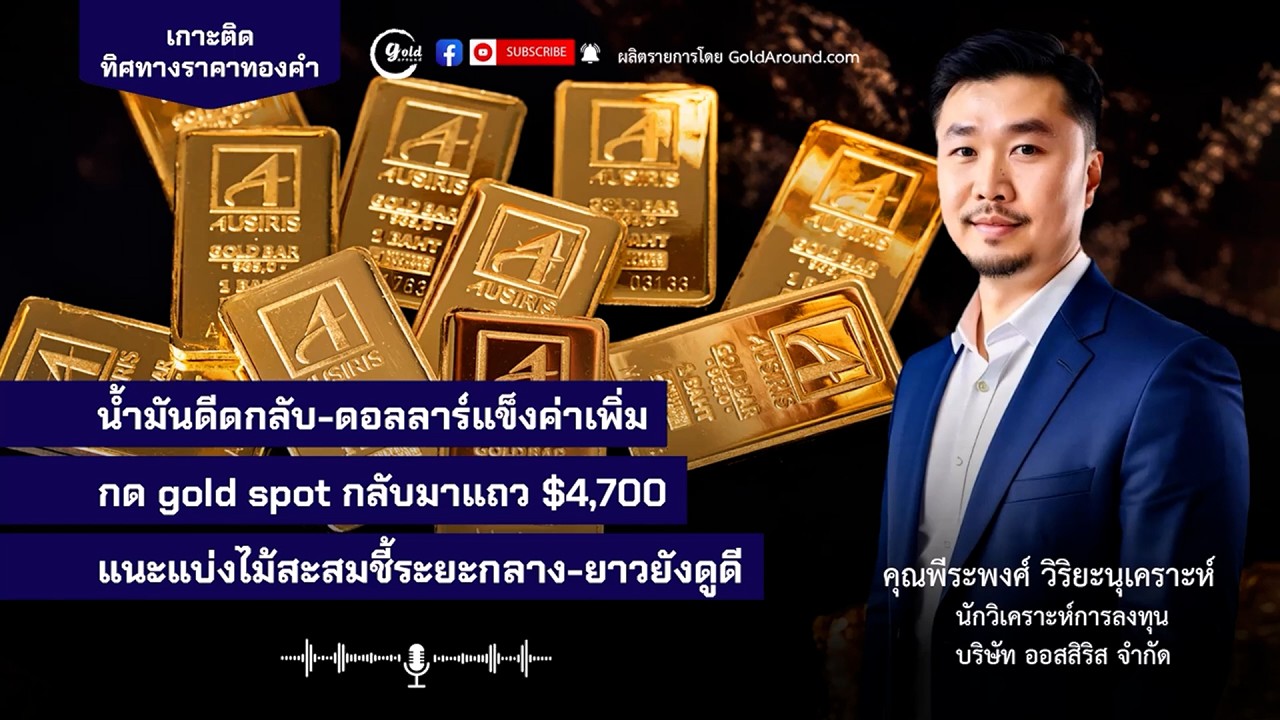 วิดีโอพิเศษ l เกาะติดทิศทางราคาทองคำ By Gold Around (23 เม.ย. 69)