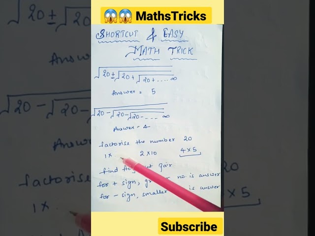 😱😱 maths shorts #shorts #youtubeshorts #shortsfeed class=