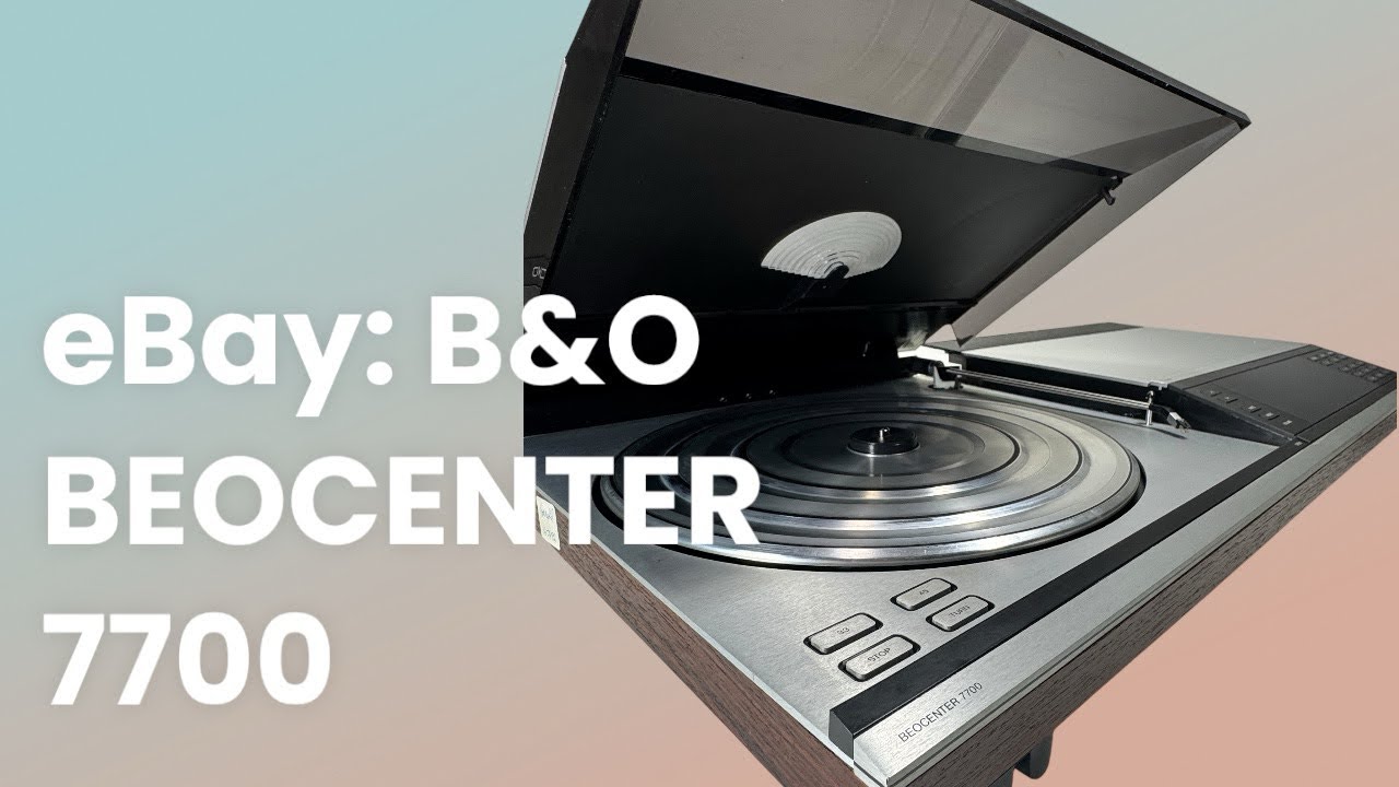 eBay Listing: Bang & Olufsen Beocenter 7700 Overview - YouTube