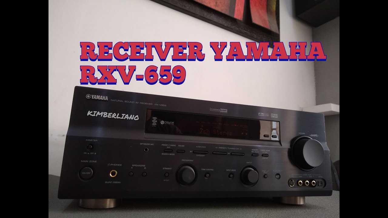 Probando amplificador yamaha rxv659 YouTube