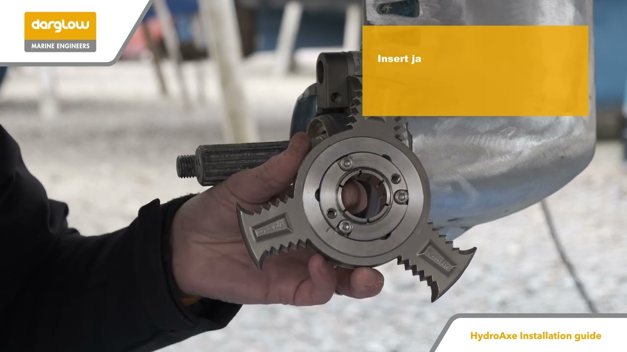 Fitting a HydroAxe Ropecutter to a Yanmar Saildrive yacht set up