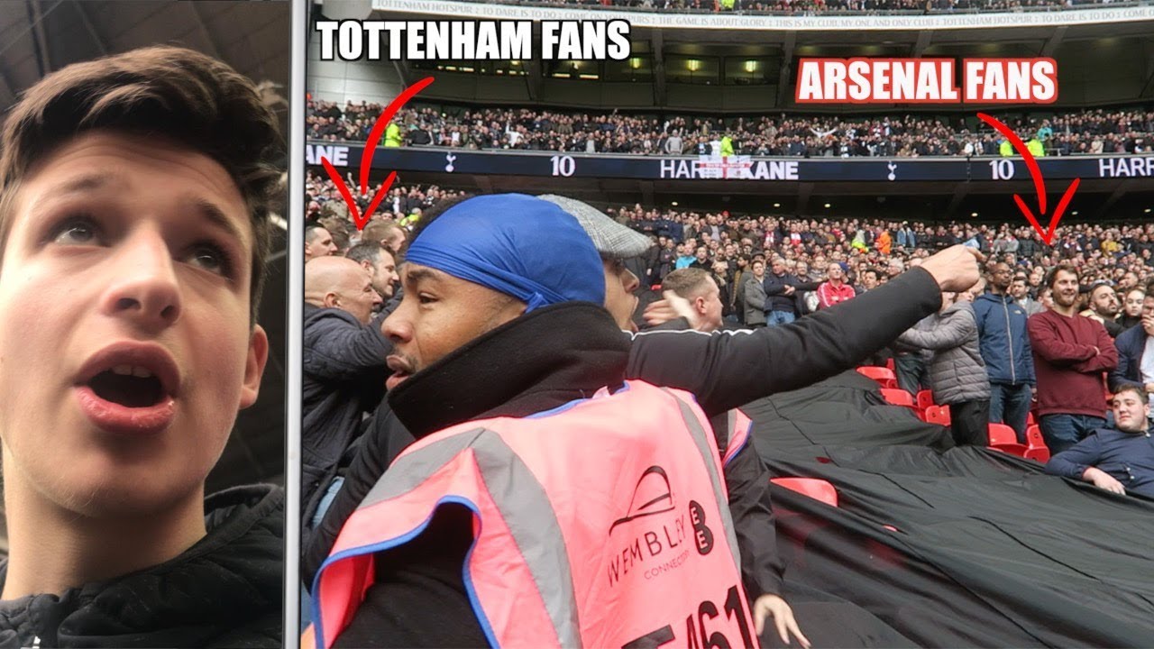 KICKS AT THE NORTH LONDON DERBY | Spurs vs - YouTube