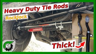 RockJock Tie Rod installation: Beef up your steering! by JeepSolid 2,511 views 6 months ago 6 minutes, 57 seconds
