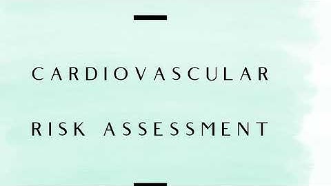 Cardiovascular risk assessment by Sean Nikravan MD, FACE