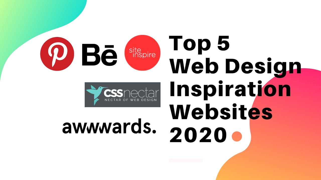 Top 5 Inspiration Websites For Web / UI / UX Designers 2020 - YouTube