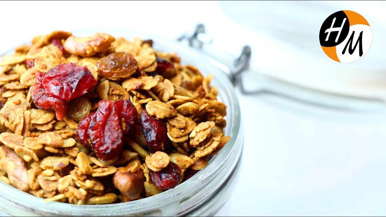 Granola selber machen | hausgemachtes Müsli ohne Zucker ...