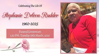 Stephanie Deleon-Rudder Funeral Livestream