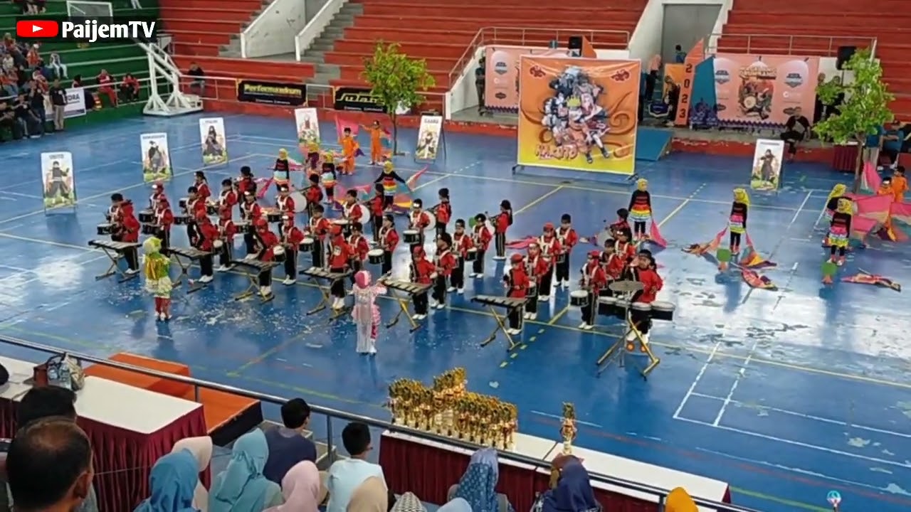Drum Band TK IT Al-Muhajirin Sawangan GOR SAMAPTA Magelang (Sadness & Sorrow -  OST NARUTO)