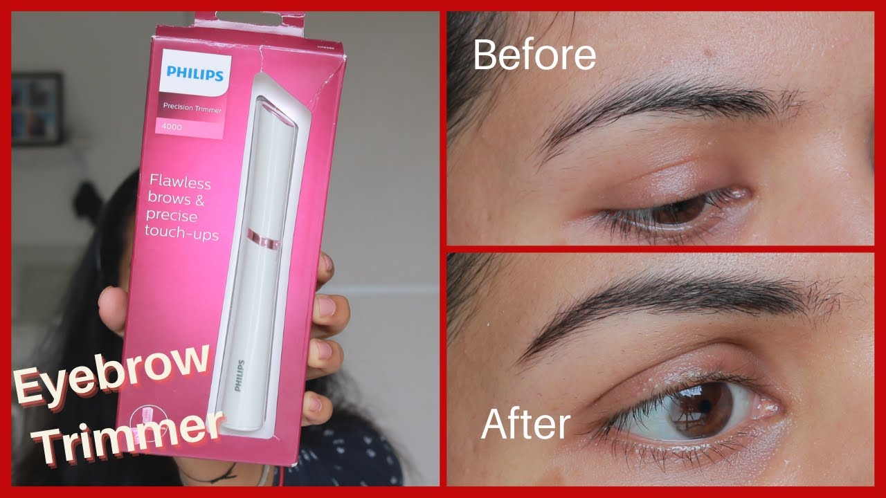 philips eyebrow trimmer for women