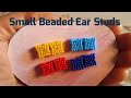 Beaded Stud Earrings /How To Make Beaded Ear Studs/ Beaded Stud Earrings