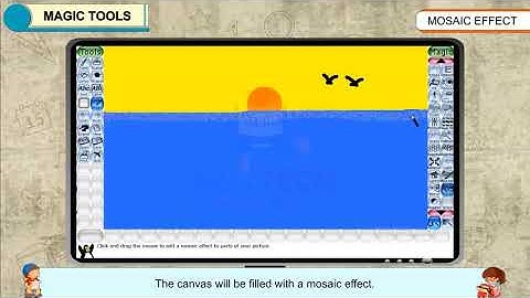 Magic Tools in Tux Paint