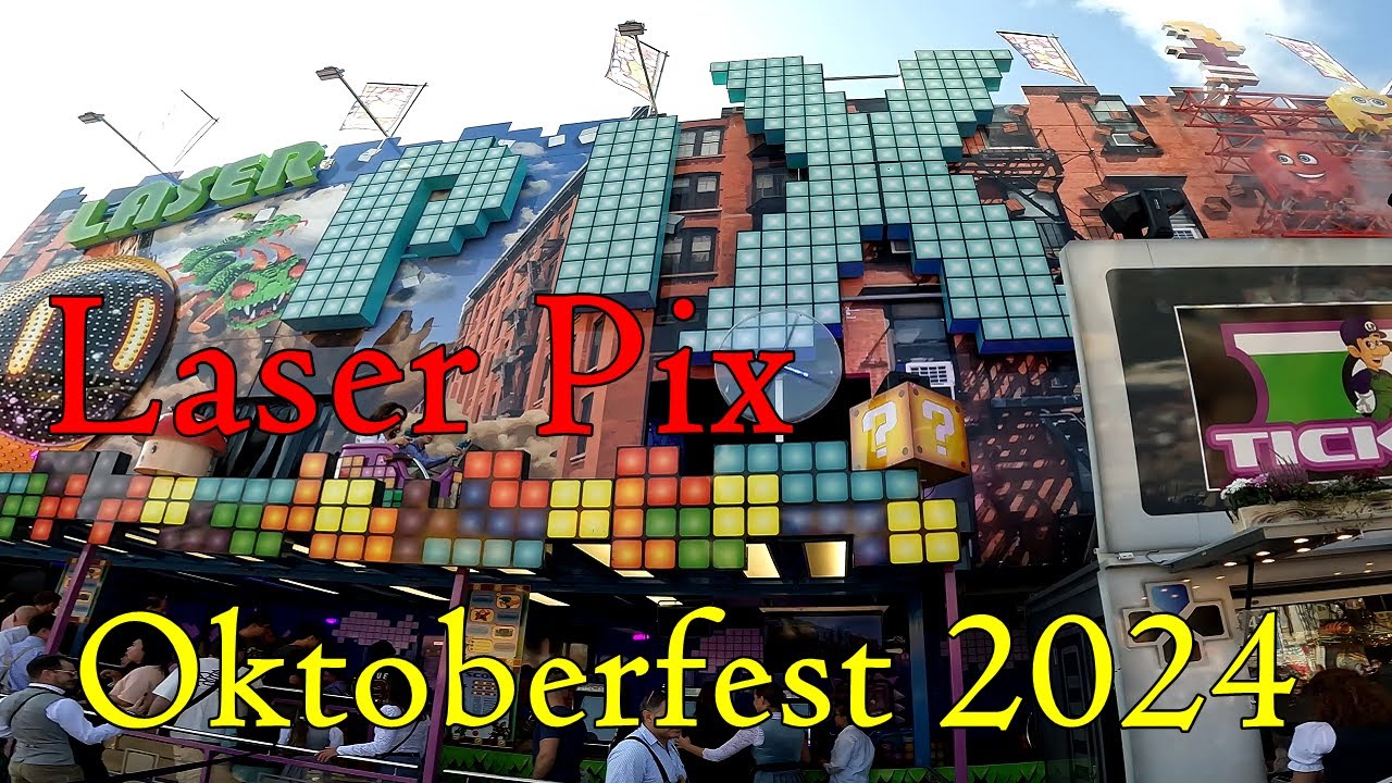 Laser Pix Jehn interaktiver Nintendo Darkride Oktoberfest München 2024