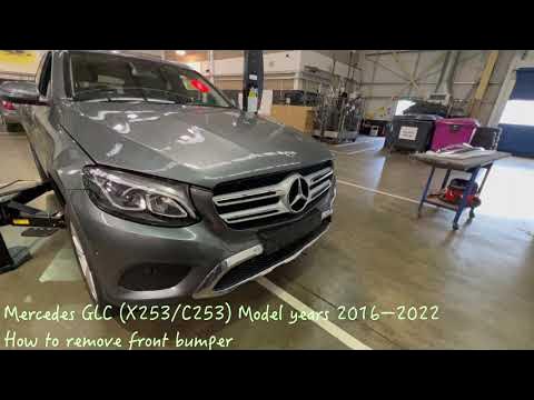 Bumper protector Mercedes-Benz GLC (X253) - matt black