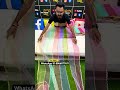 Multi colours original hand work saree with heavy organza fabric #organza #viralvideo #shortvideo