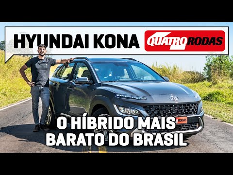 Hyundai Kona Hybrid é o híbrido MAIS BARATO do Brasil e faz até 21 km/l