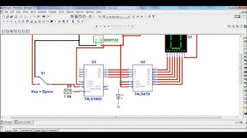 NI Multisim Automatic 7 Segment Counter