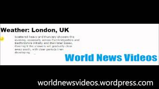 World News Videos Weather Saturday 23 June 2011