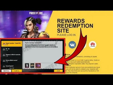 Free Fire Reward Redemption, Software