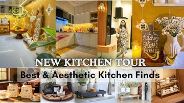 Mini Kitchen Tour | Style & Organize Your Kitchen With Love | Aesthetic Amazon Finds