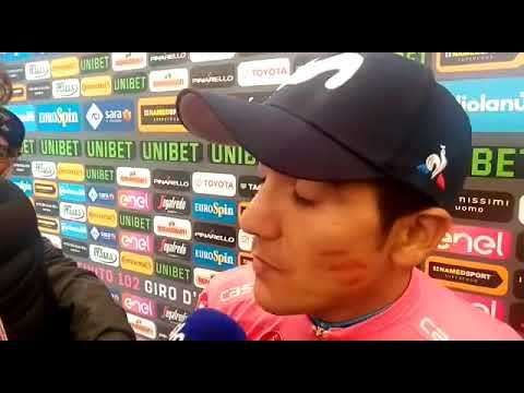 Video: Giro d'Italia 2019: Carapaz vince la 14a tappa conquistando la maglia rosa