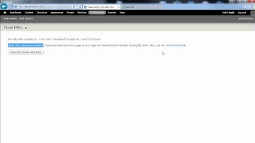 Drupal - How to enable clean urls