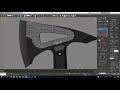 Axe Modeling Part 1 Моделинг топора (часть1) Video reloaded